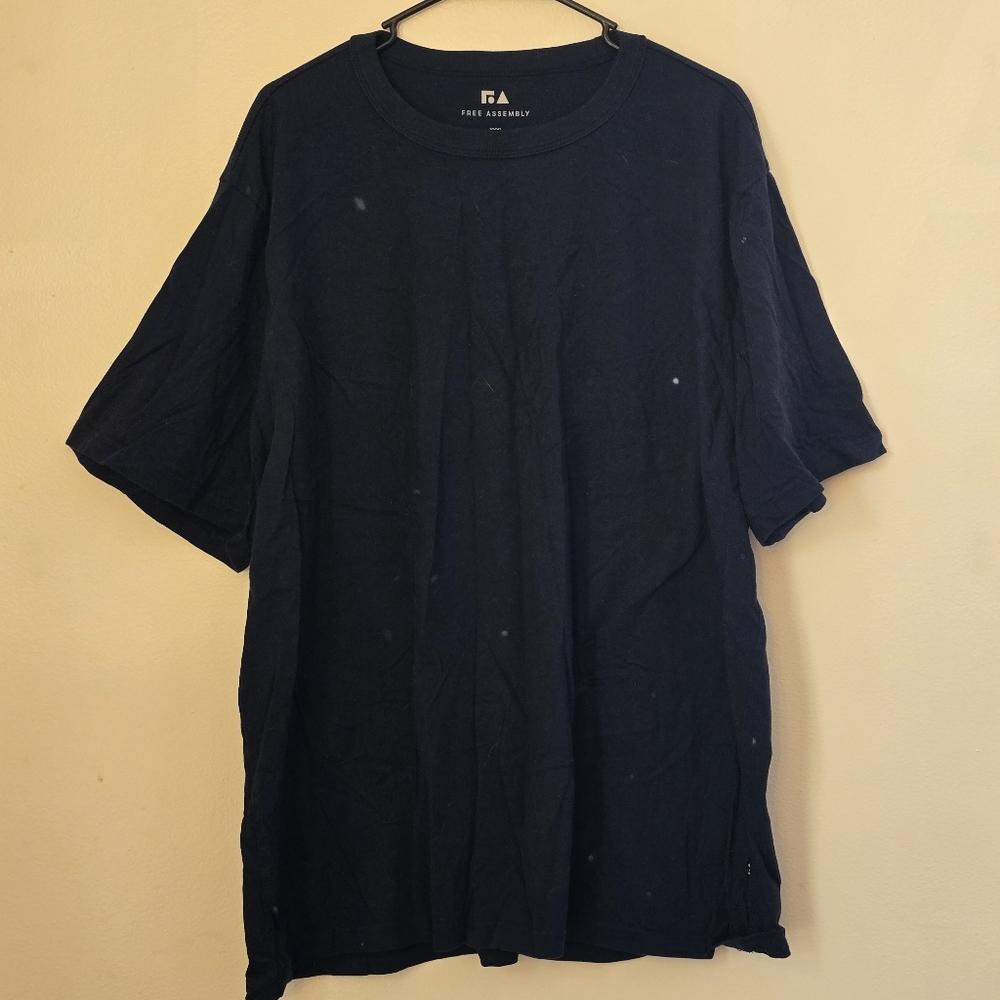 Free Asswmbly Dark Blue Men's 3XL Tee